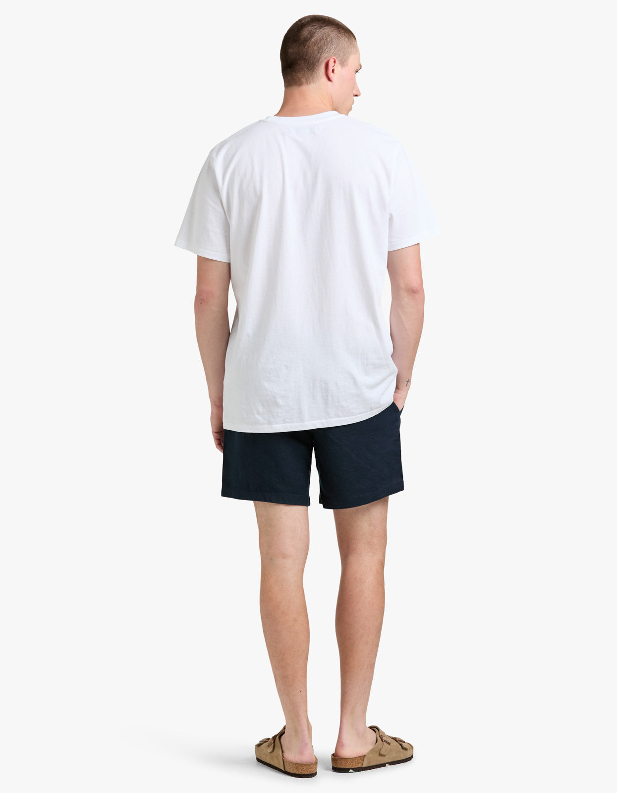 Riviera Linen Short - Navy