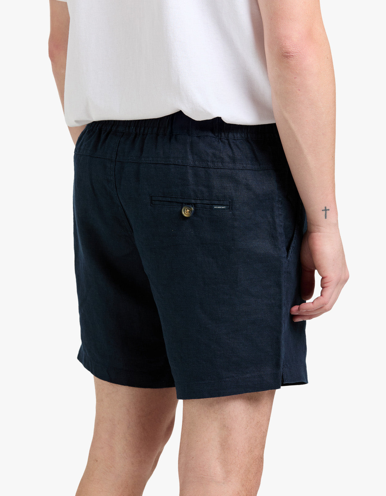 Riviera Linen Short - Navy