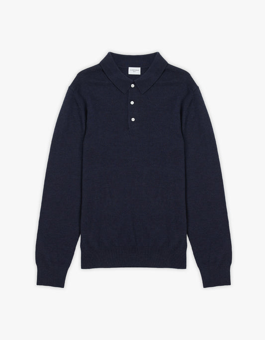 Academy Merino Polo - Navy