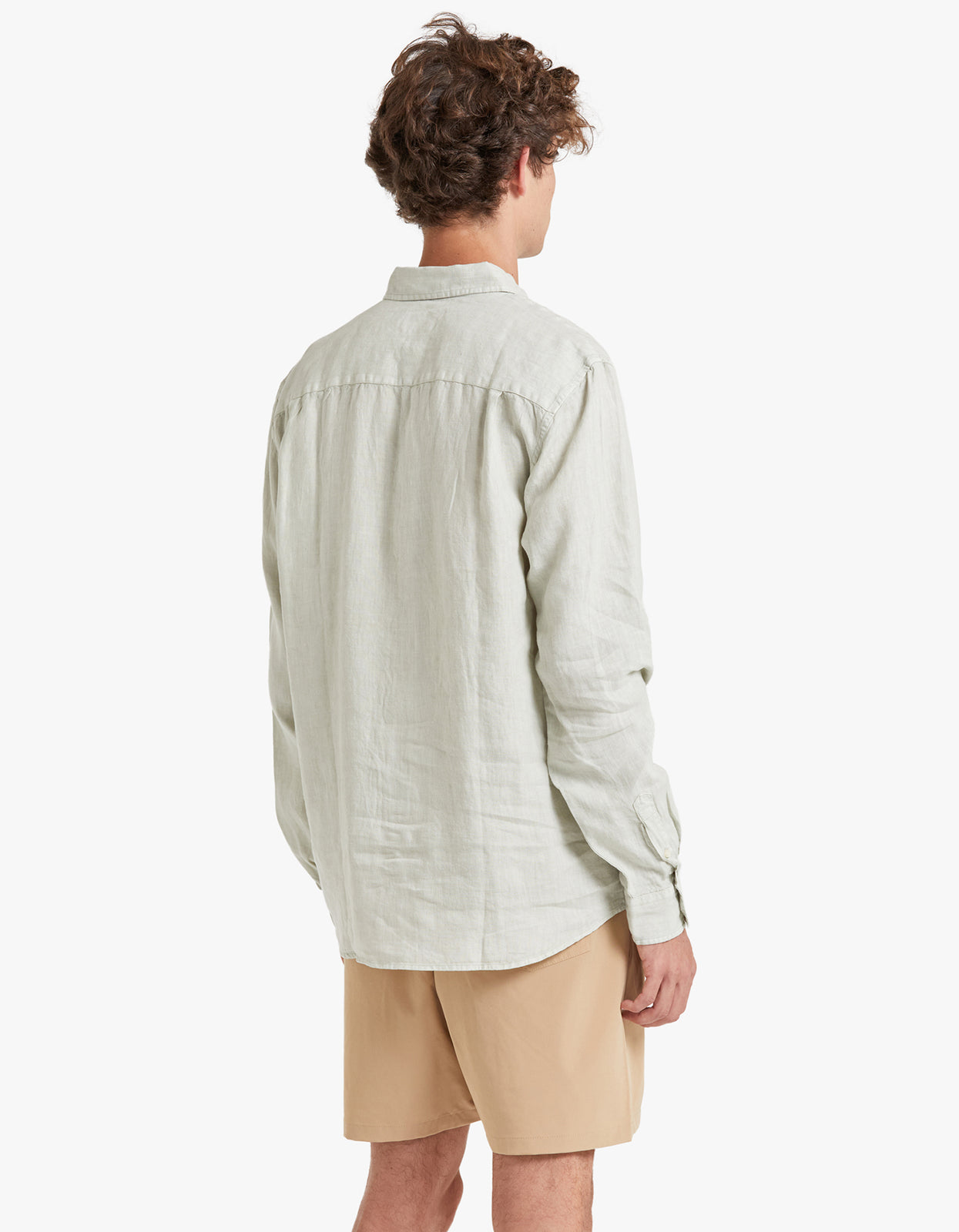 Superette | Hampton Linen Shirt - Sage Green