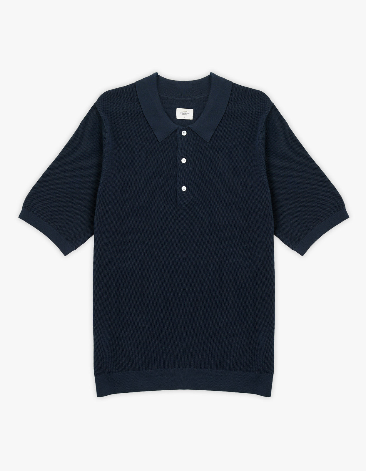 Riley Knit Polo - Navy