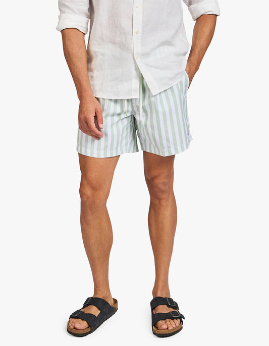 Teamster Stripe Boardy - Mist Green