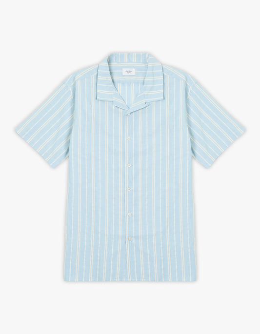Burt Short Sleeve Shirt - Cool Blue