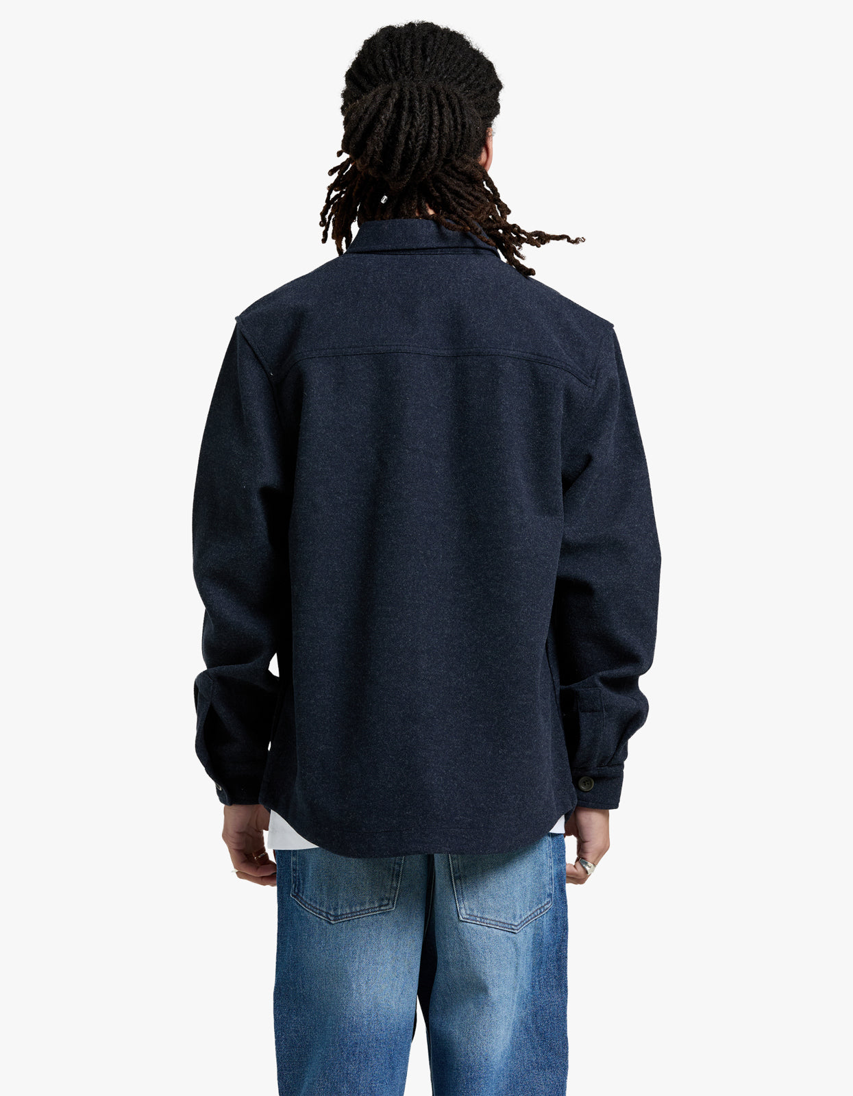 Lloyd Overshirt - Navy Marle