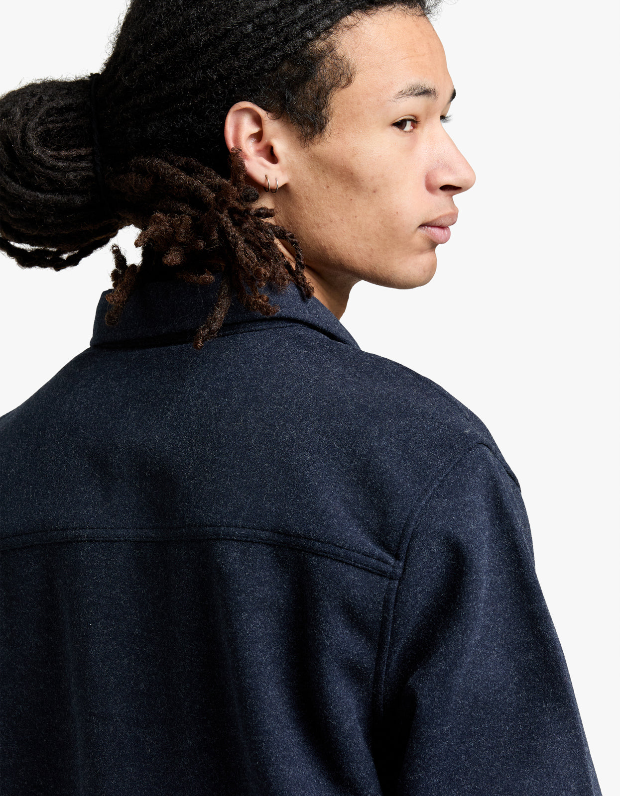 Lloyd Overshirt - Navy Marle