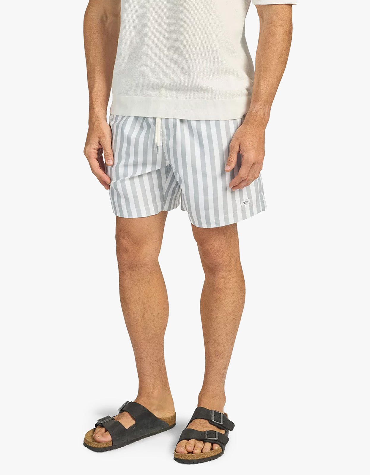 Teamster Stripe Boardy - Sleet Grey Stripe