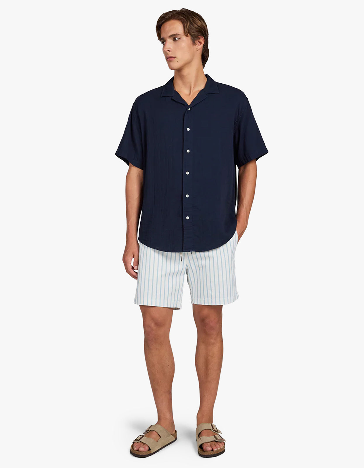 Victor Short Sleeve Shirt - Peacoat Navy