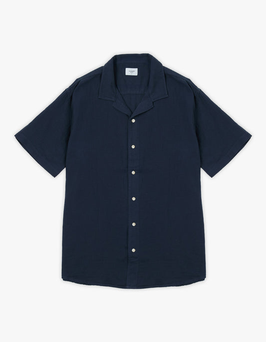 Victor Short Sleeve Shirt - Peacoat Navy