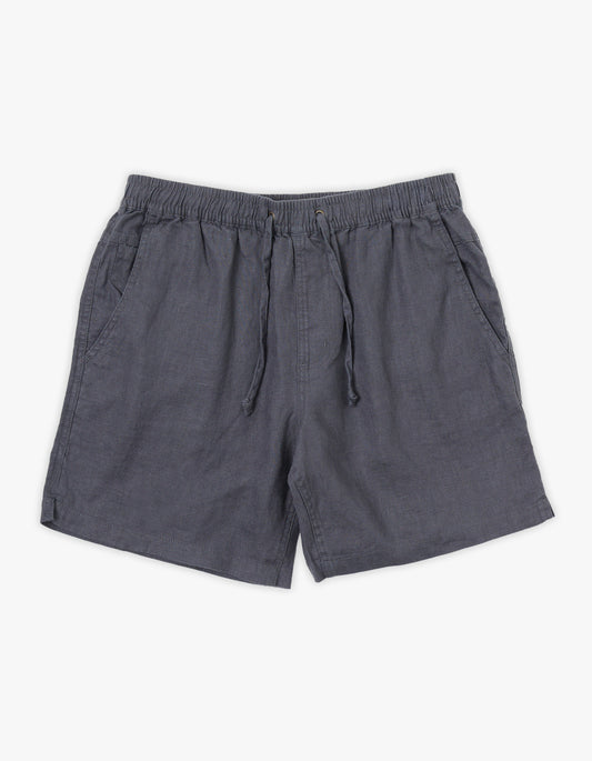 Riviera Linen Short - Charcoal