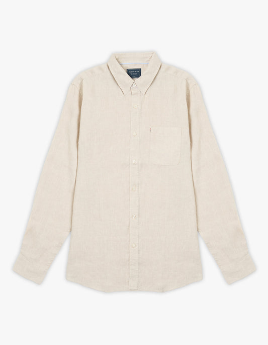 Hampton Linen Shirt - Oatmeal