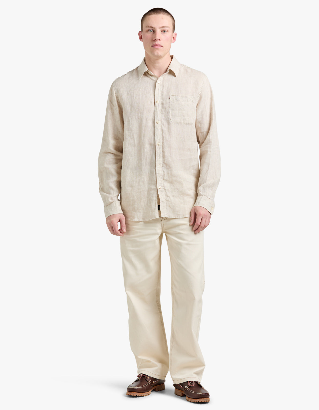 Hampton Linen Shirt - Oatmeal
