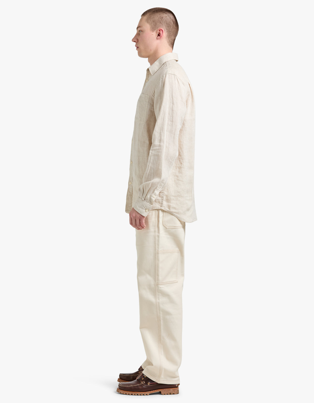 Hampton Linen Shirt - Oatmeal