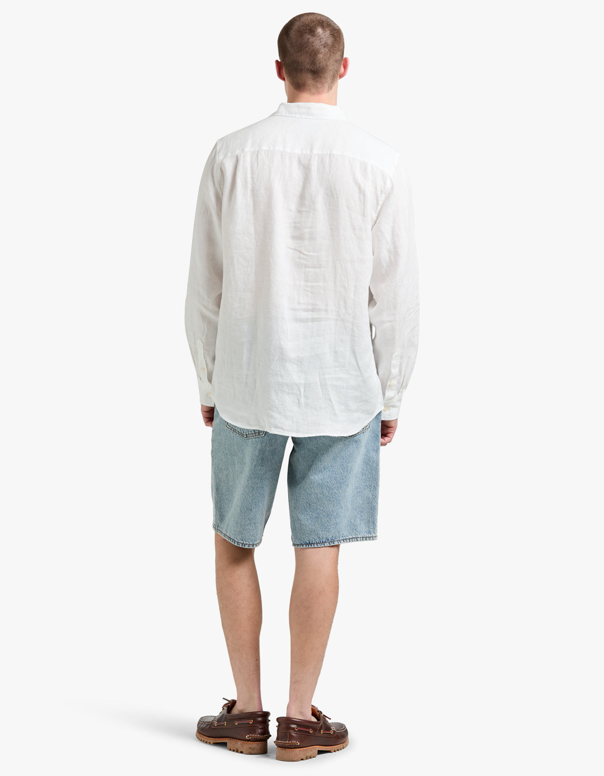 Hampton Linen Shirt - White