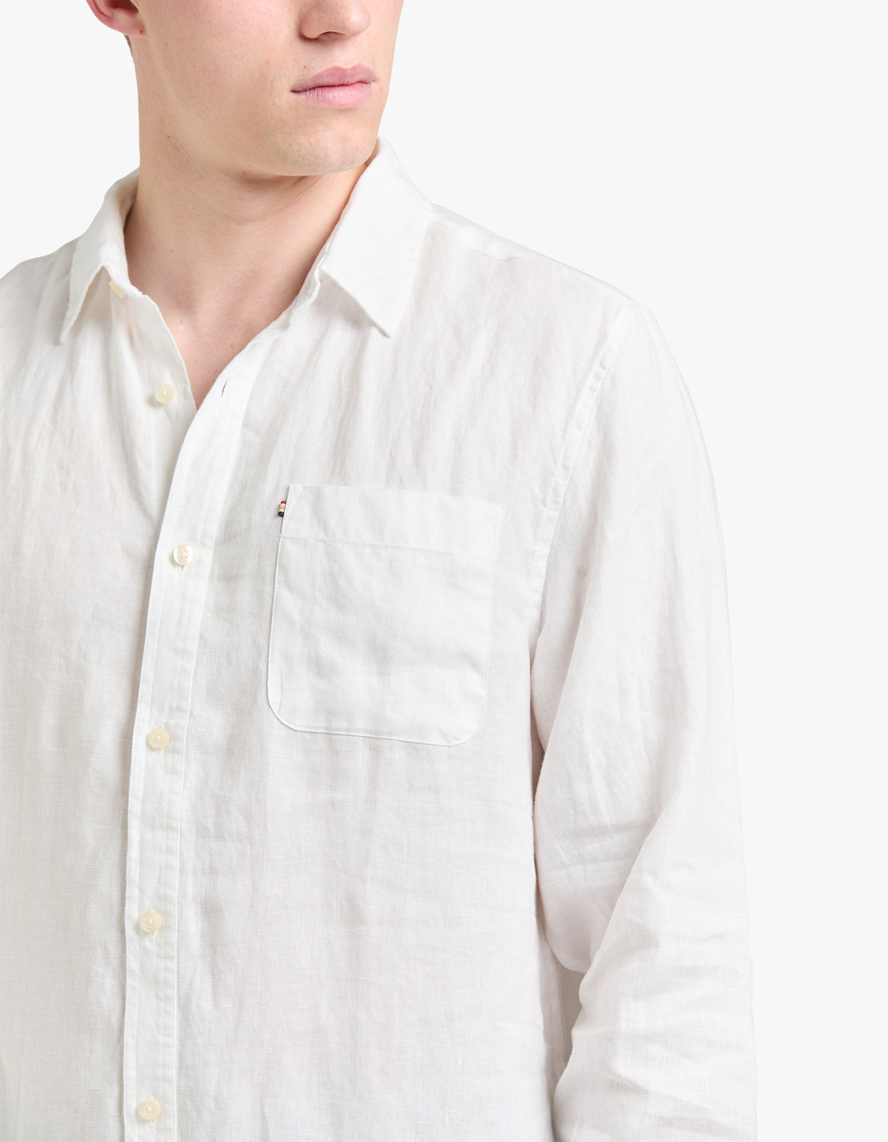 Hampton Linen Shirt - White