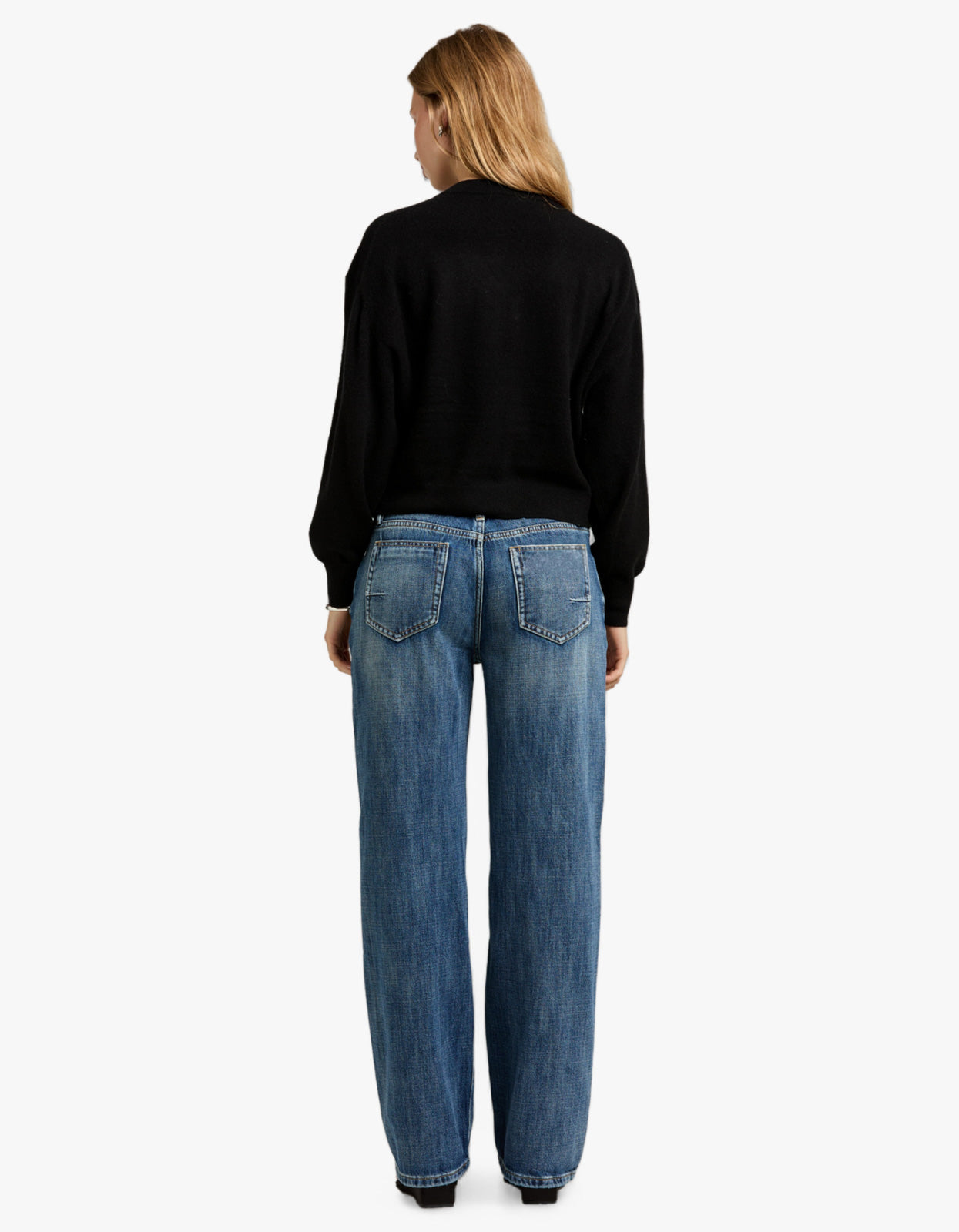 Avery Mid Rise Relaxed Jean - Tuscan Blue