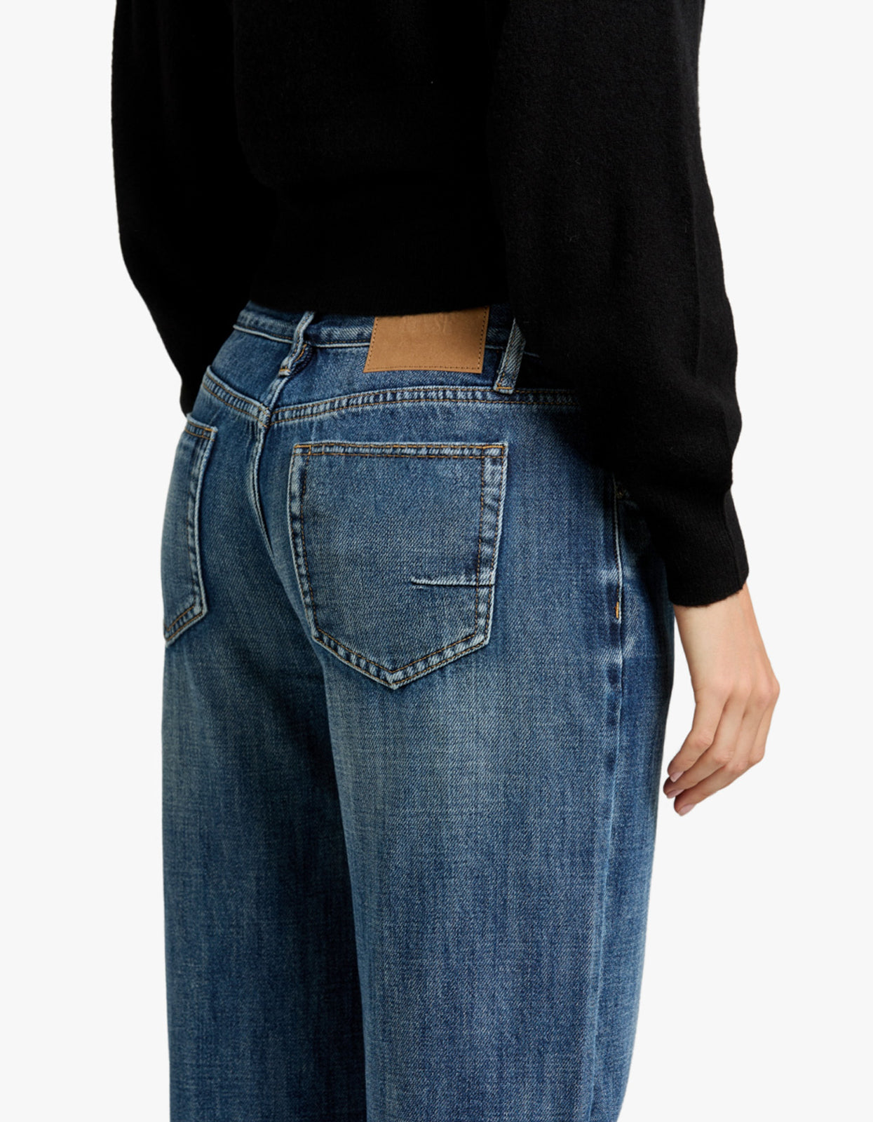 Avery Mid Rise Relaxed Jean - Tuscan Blue