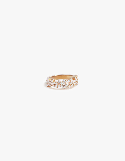 Crystal Dust Bold Ring - 18K Gold Vermeil