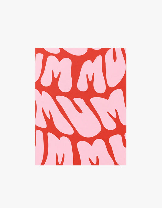 Mum Card - Red