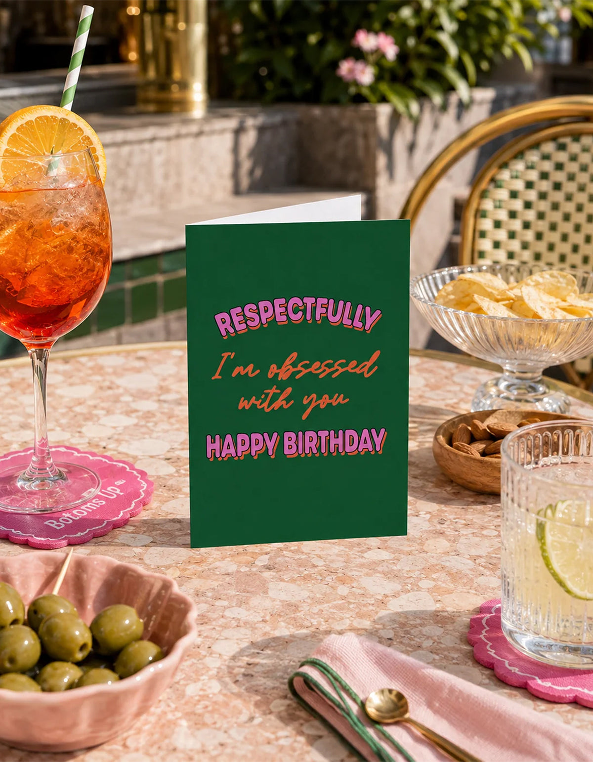 Respectfully Card - Green