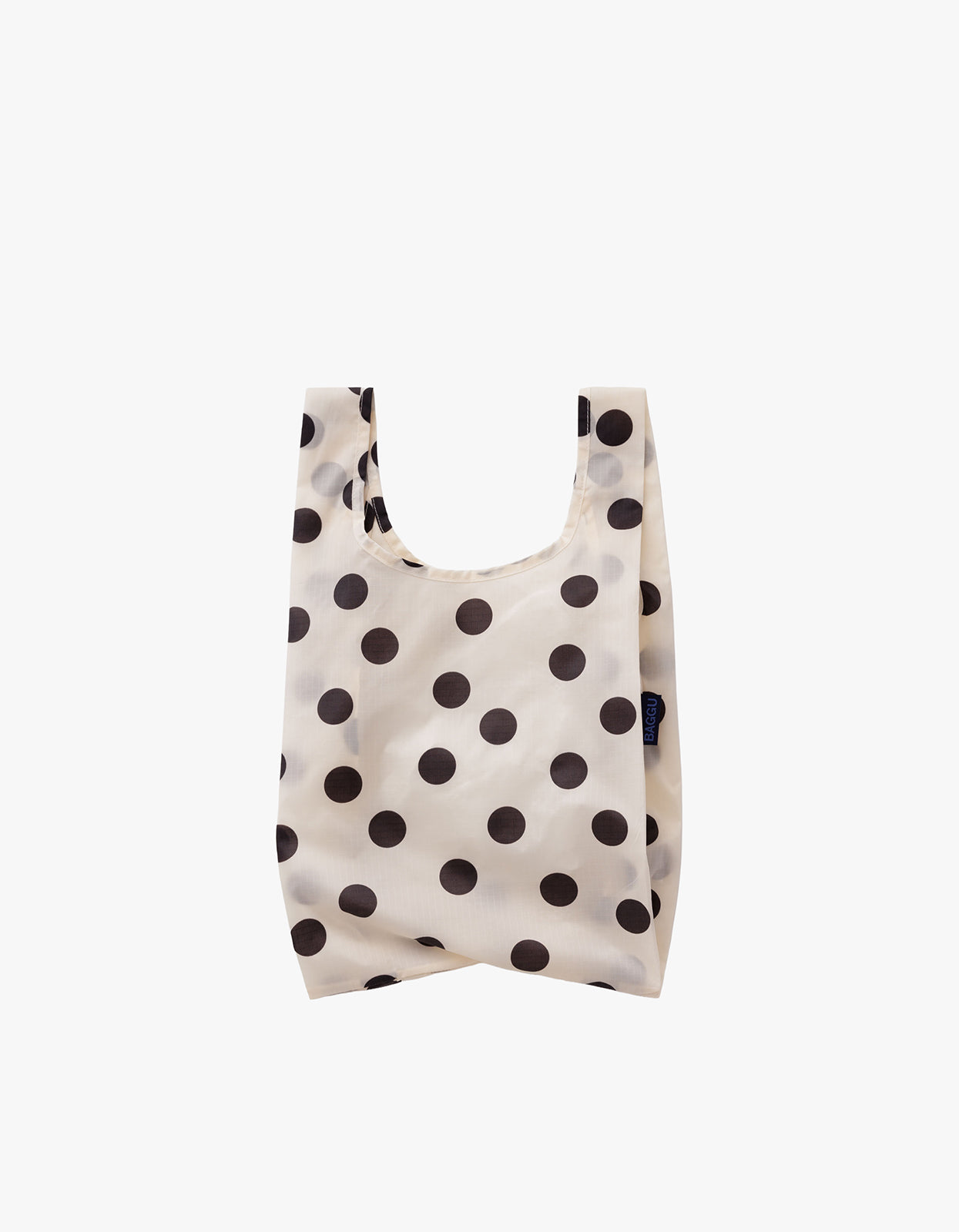 Baby Baggu - Cream And Black Polka Dot