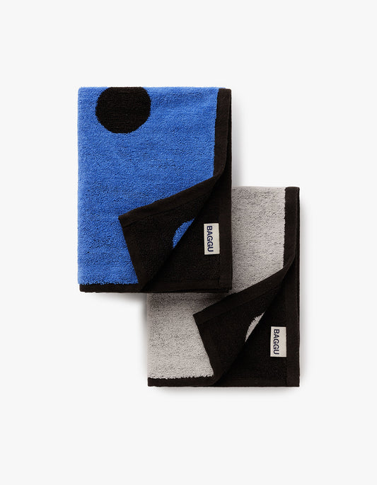 Hand Towel Set Of 2 - Polka Dot Mix