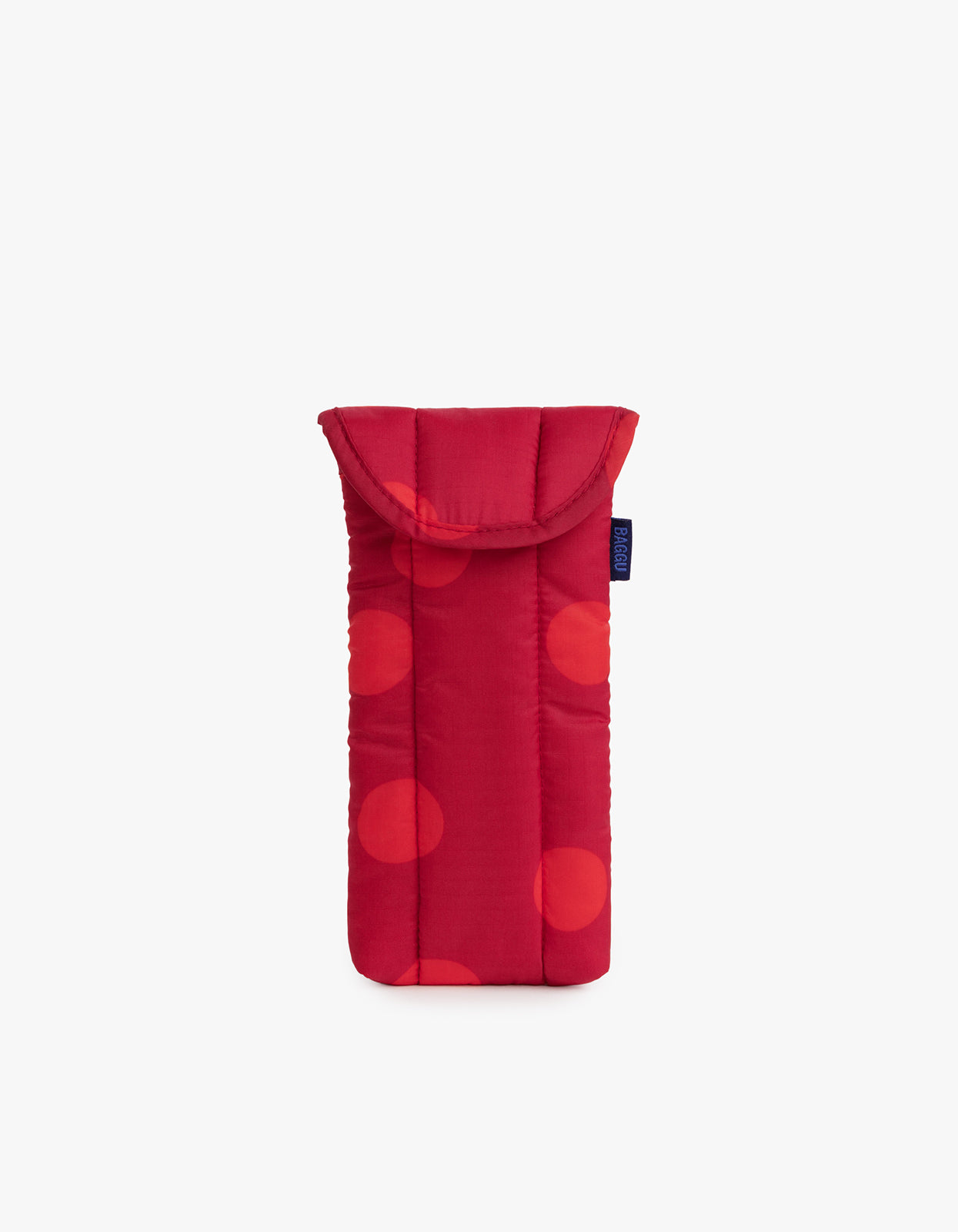 Puffy Glasses Sleeve - Red Polka Dot
