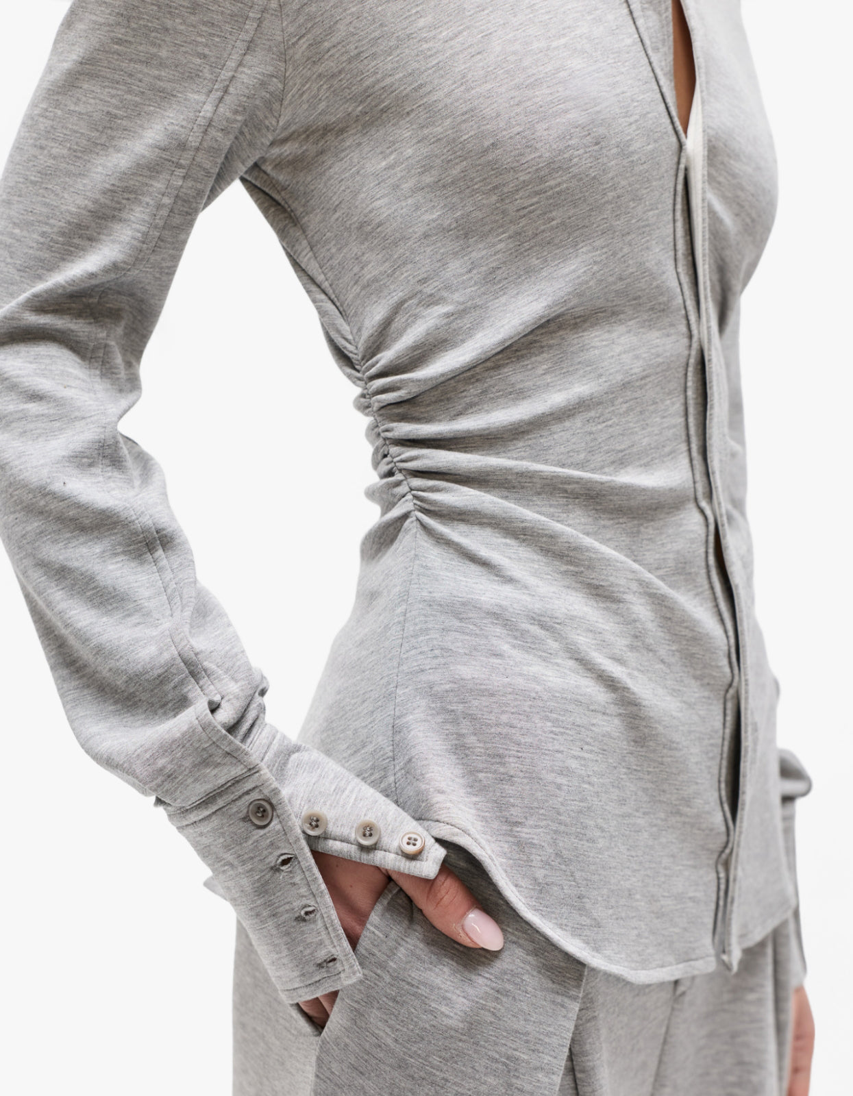 Adaia Top - Marle Grey