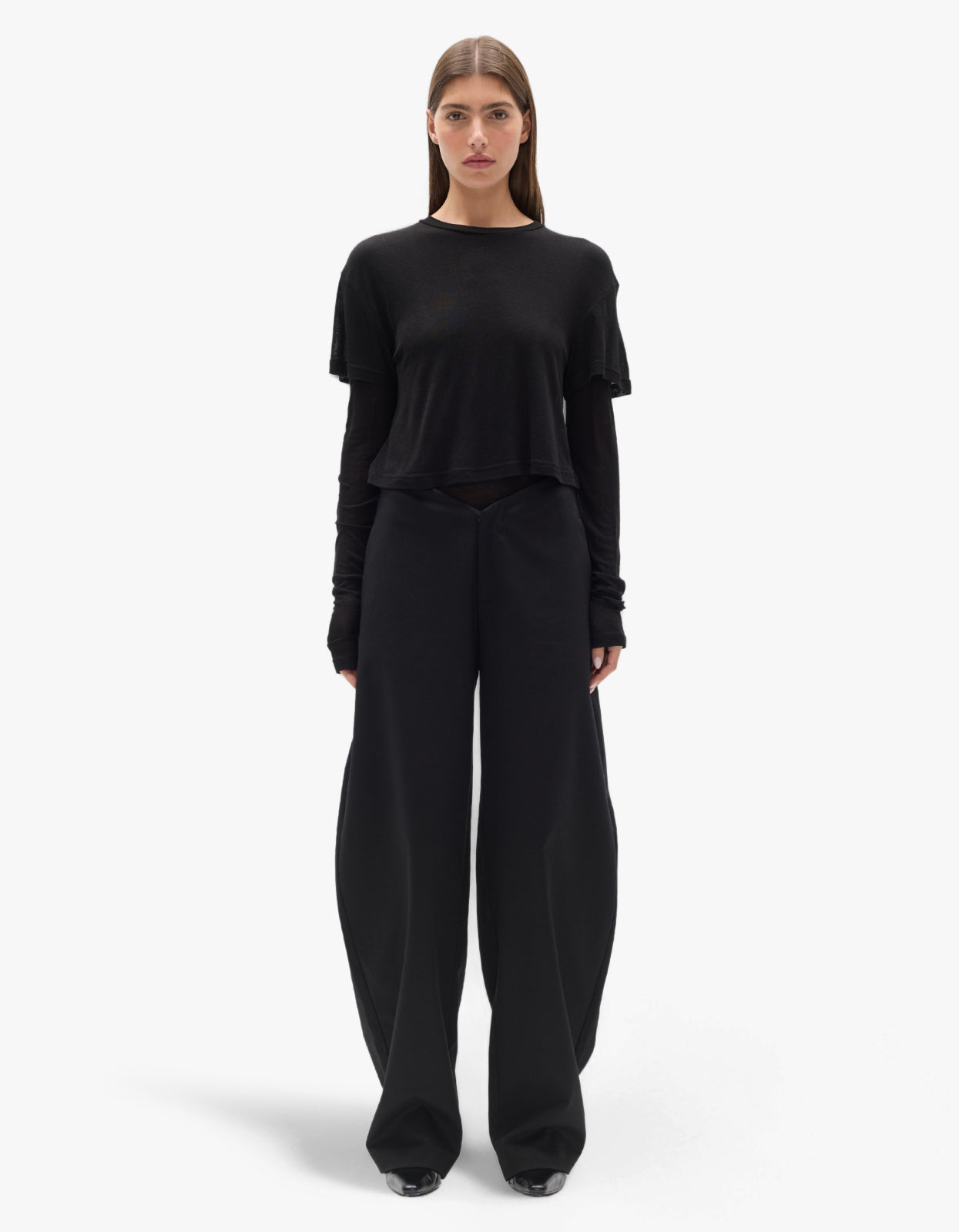 Calenia Two In One Top - Black