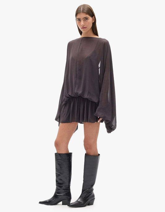 Evariel Mini Dress - Truffle
