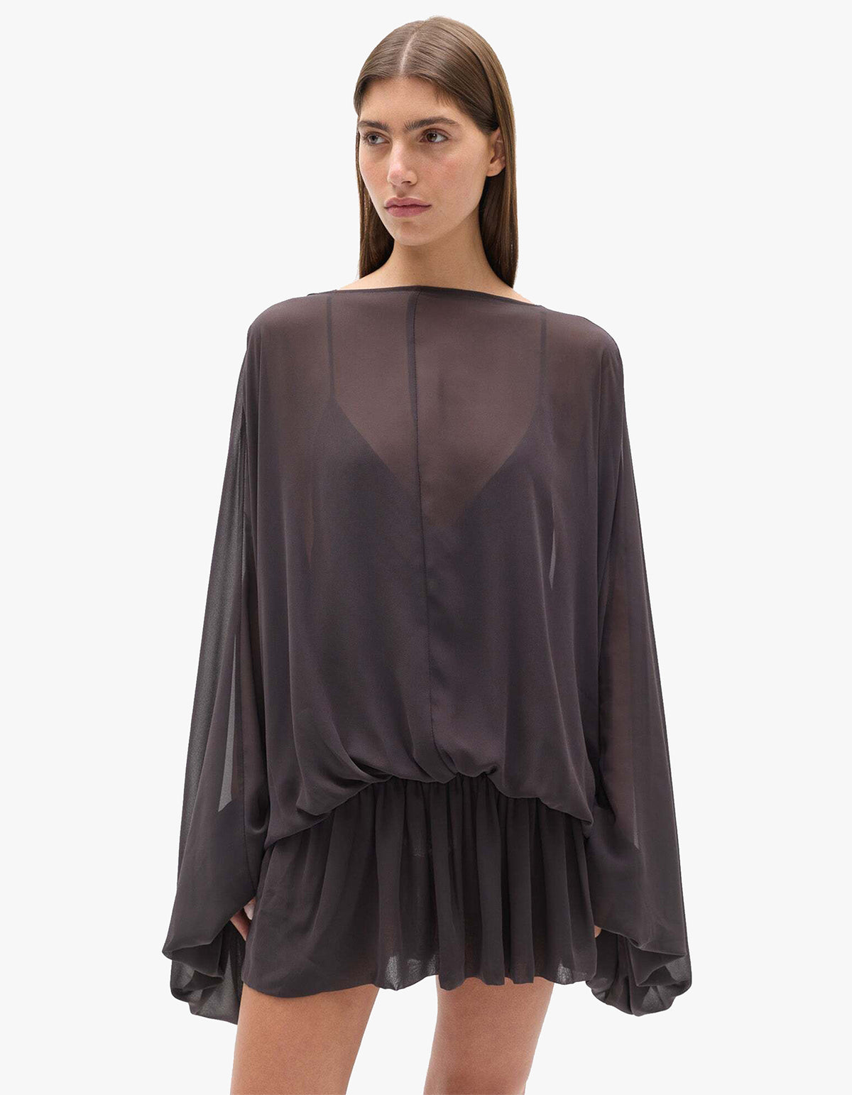 Evariel Mini Dress - Truffle