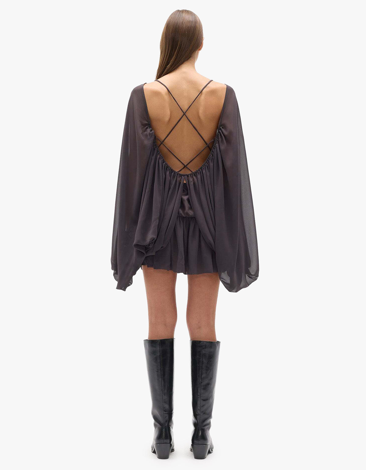 Evariel Mini Dress - Truffle