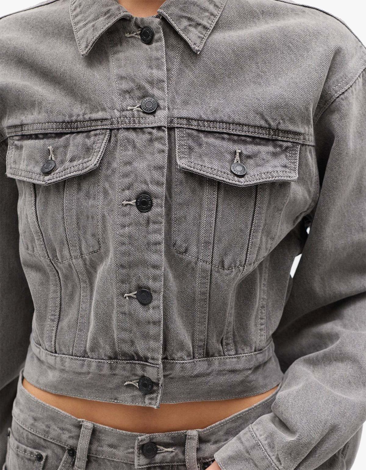 Laine Denim Jacket - Portland Grey
