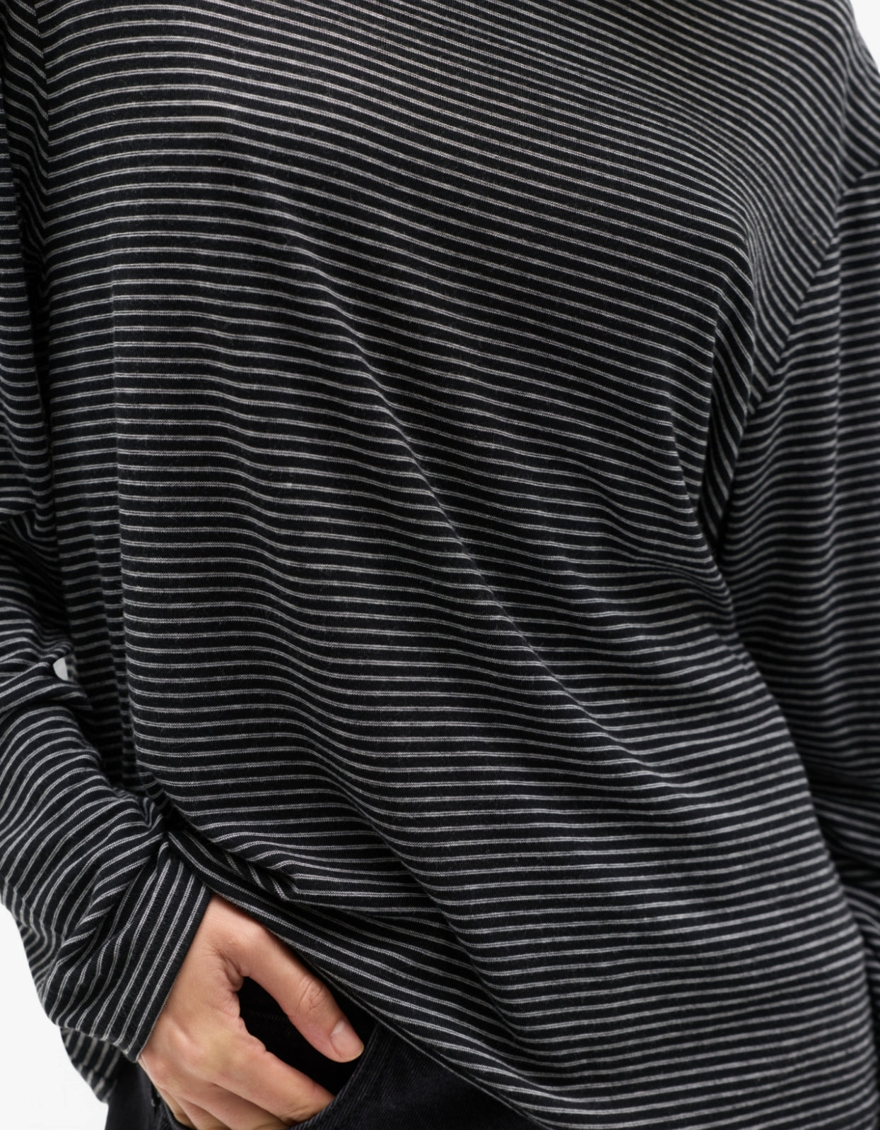Liam Longsleeve Tee - Navy Stripe