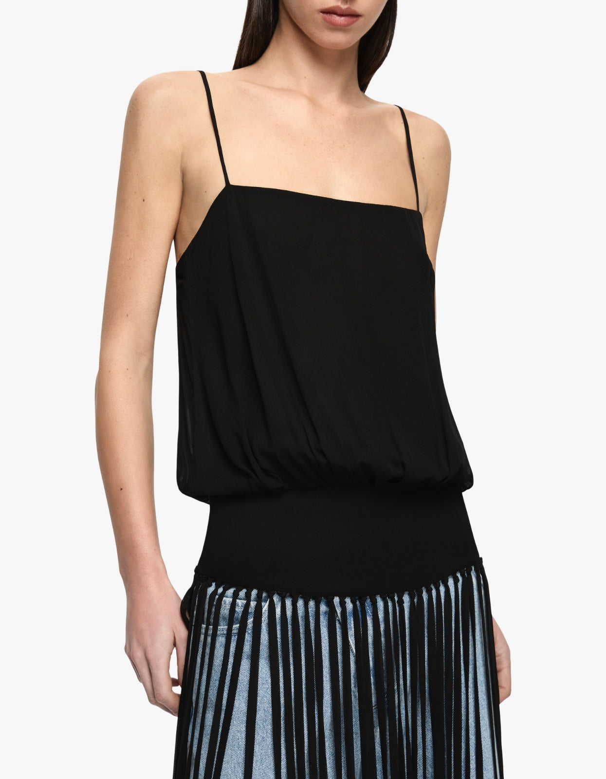 Melissa Fringe Top - Black