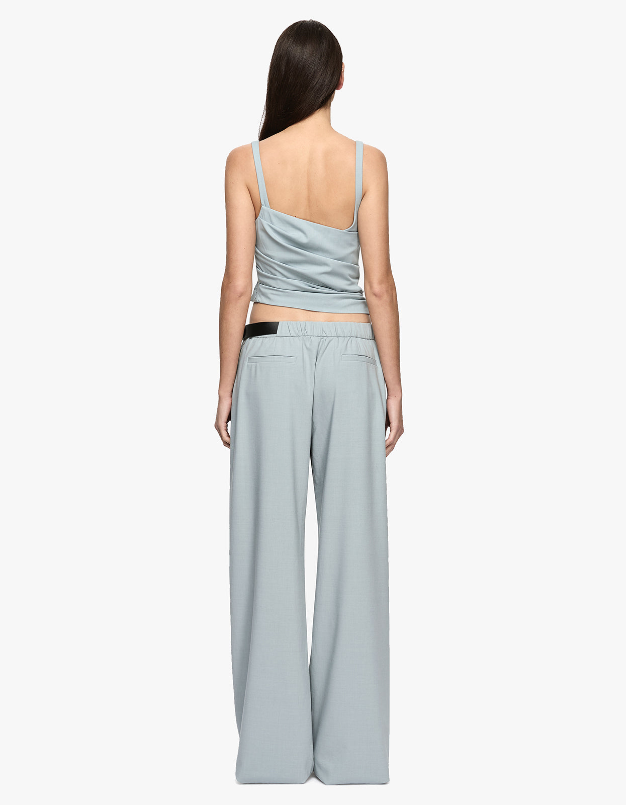 Selina Asym Top - Stone Blue