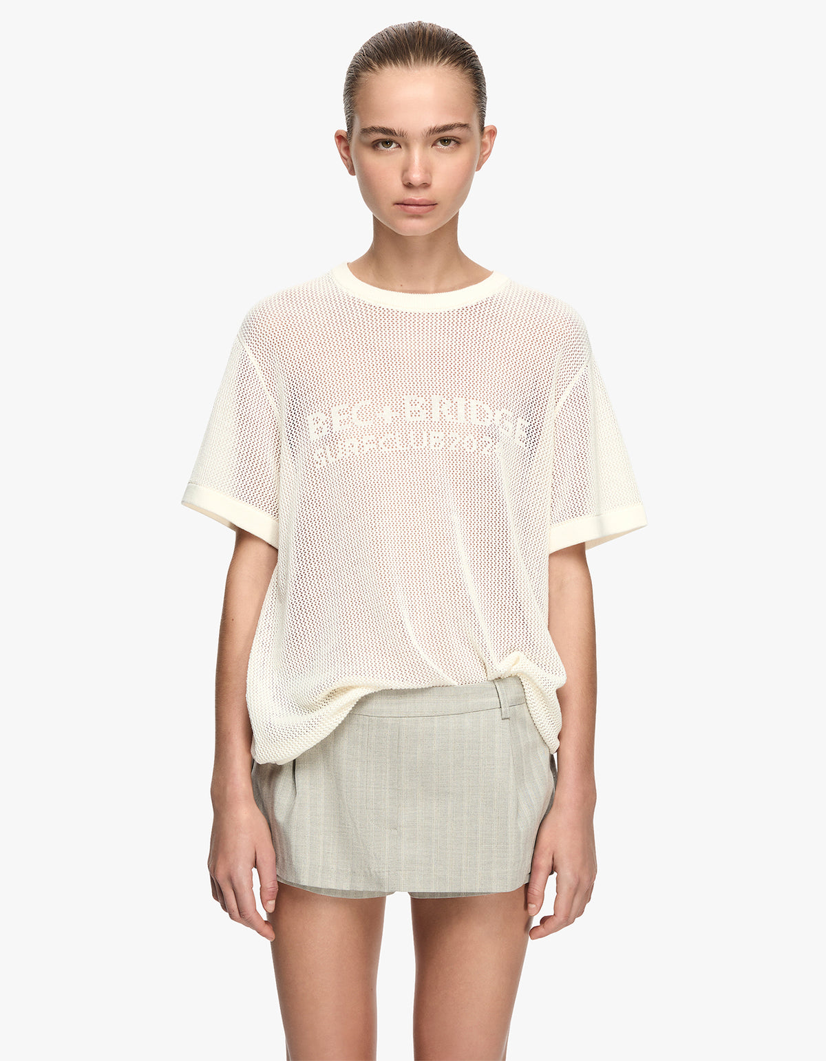 Seto Oversized Tee - Ivory