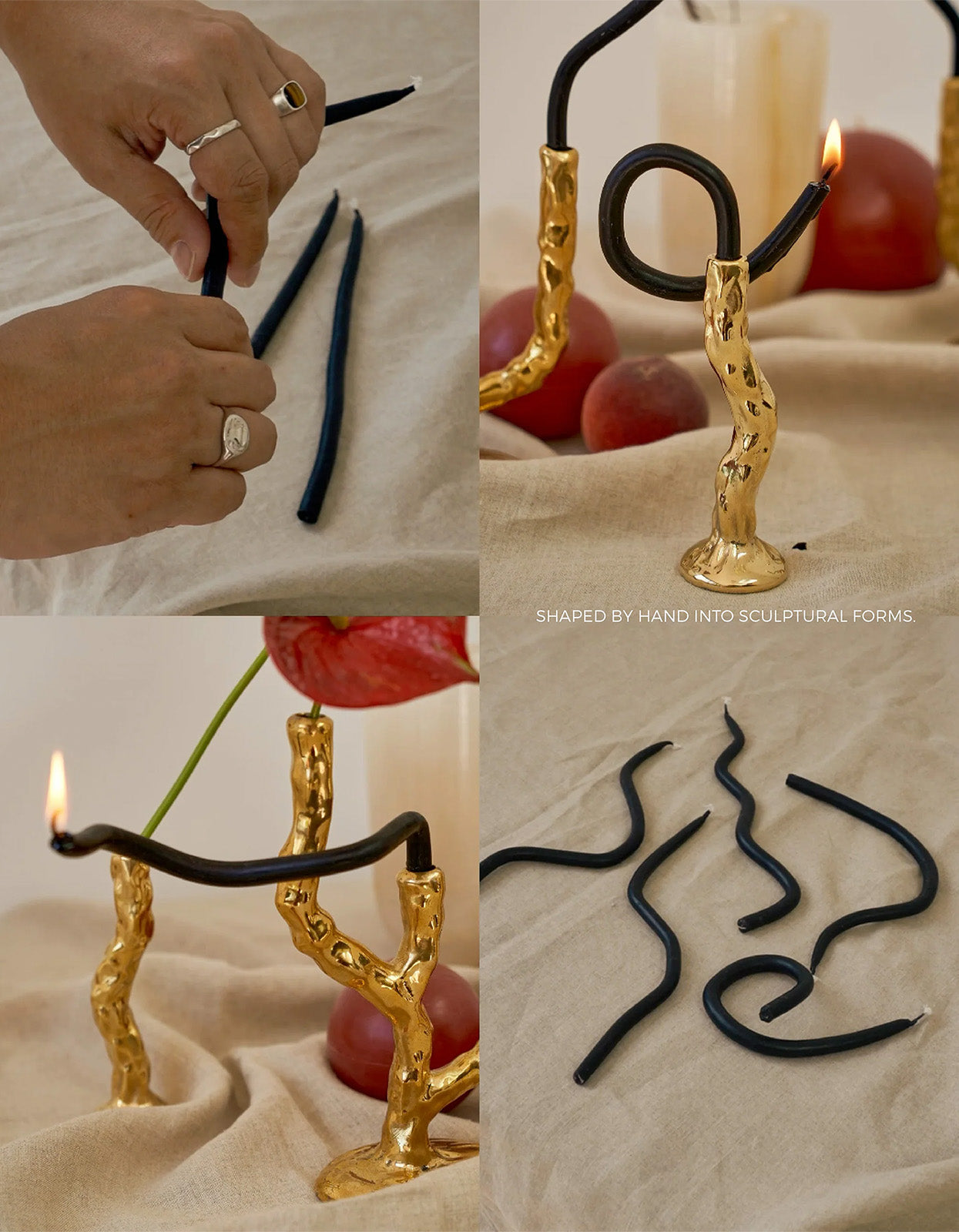 Twig Bendable Taper Pack of 6 - Black