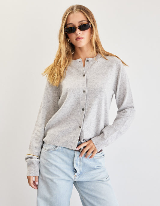 Blair Wool Cardi - Grey