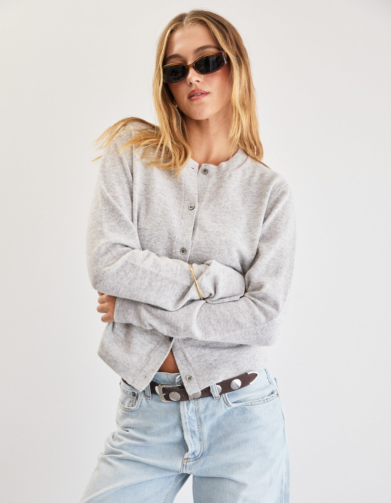 Blair Wool Cardi - Grey