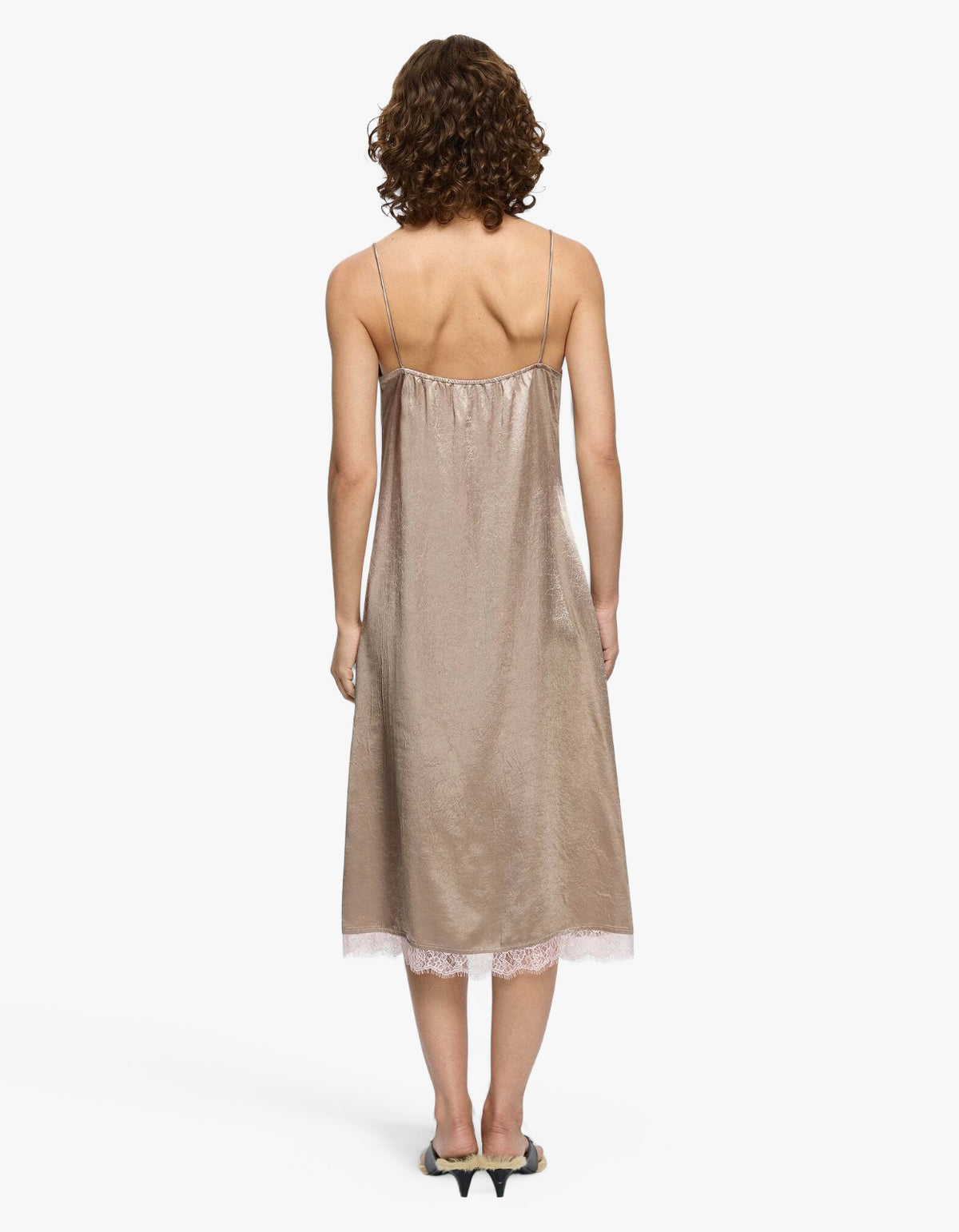Lily Dress - Grey/Pink