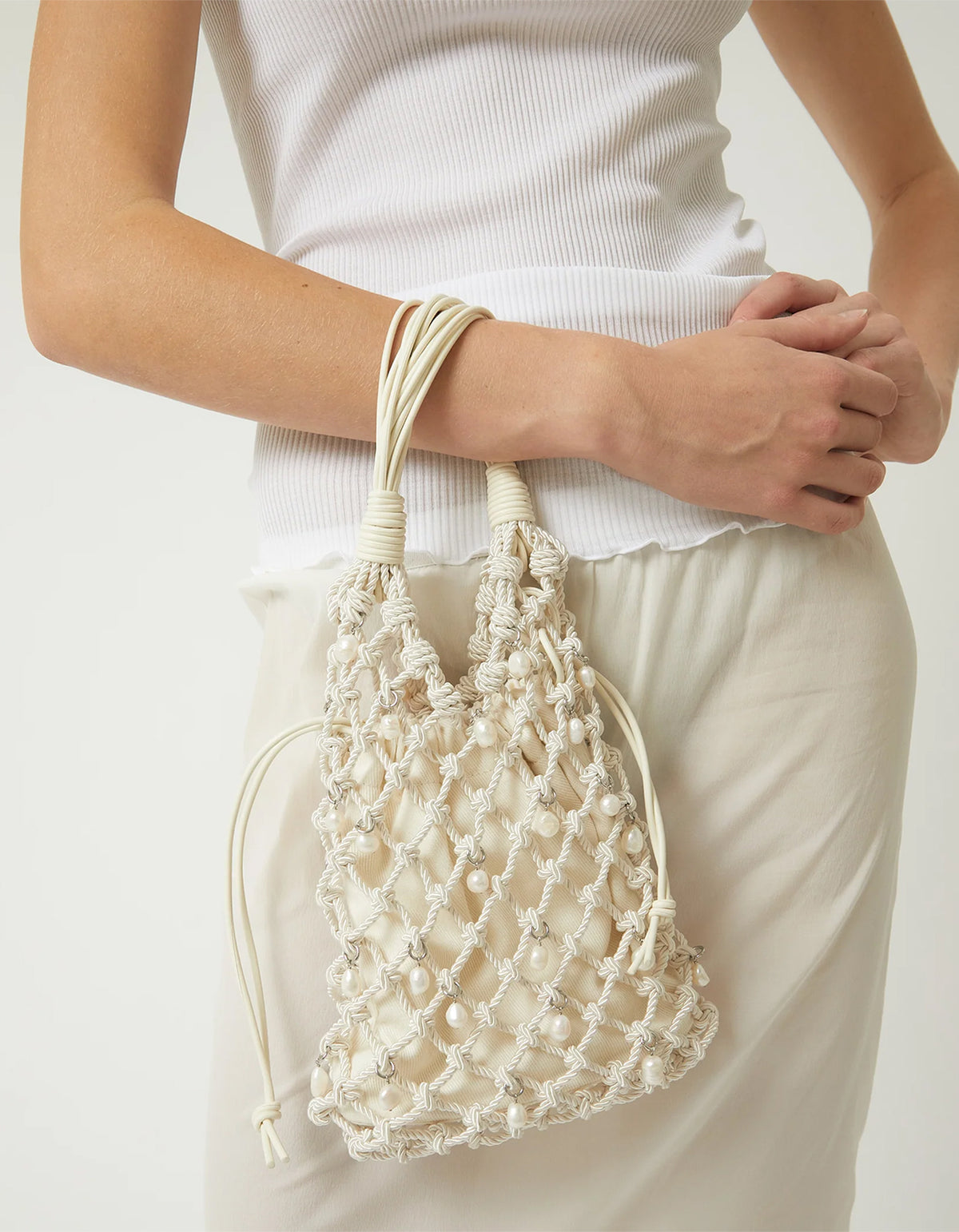 Capri Slouch Mini Bag - Oat