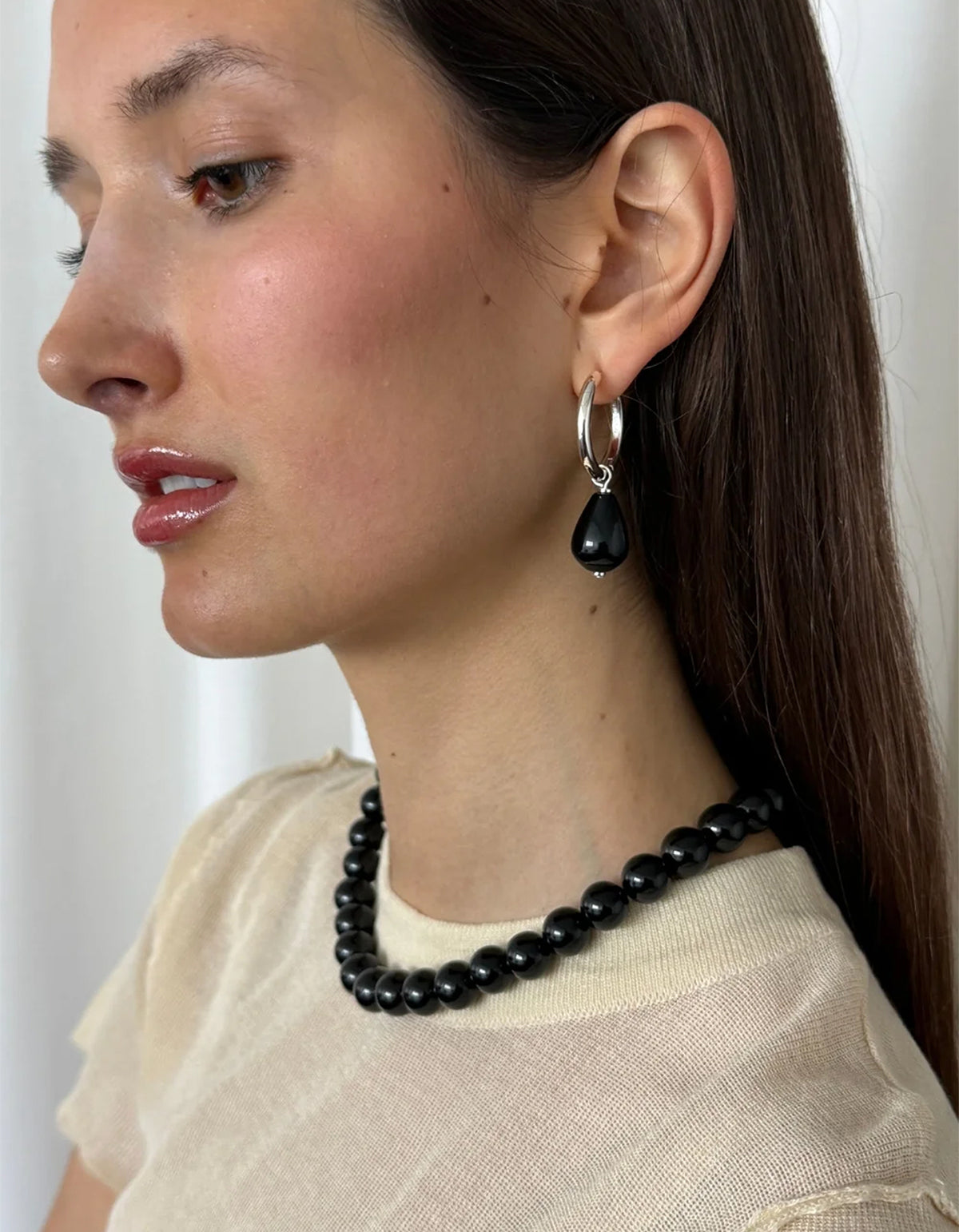 Santiago Choker - Silver/Black