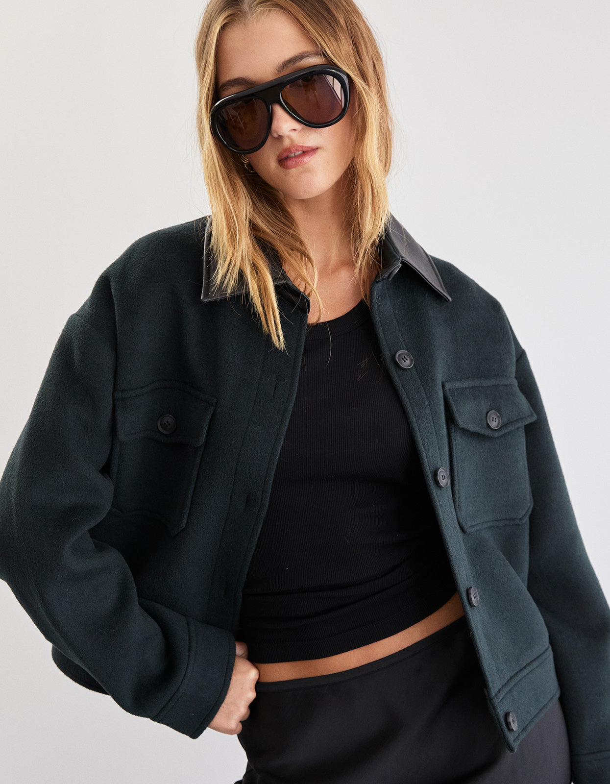 Bronte Jacket - Dark Green