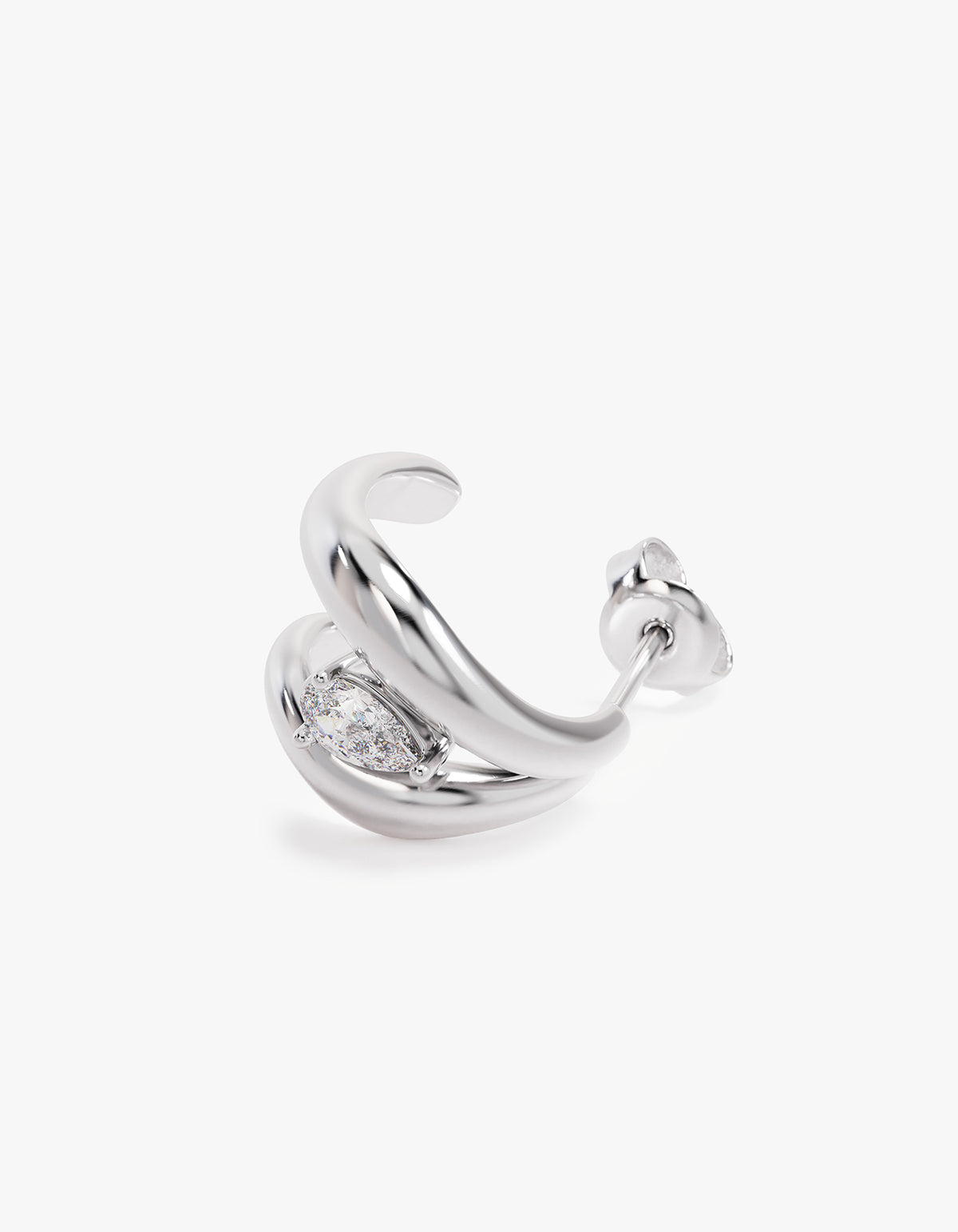 Celestial Path Hoops - Sterling Silver