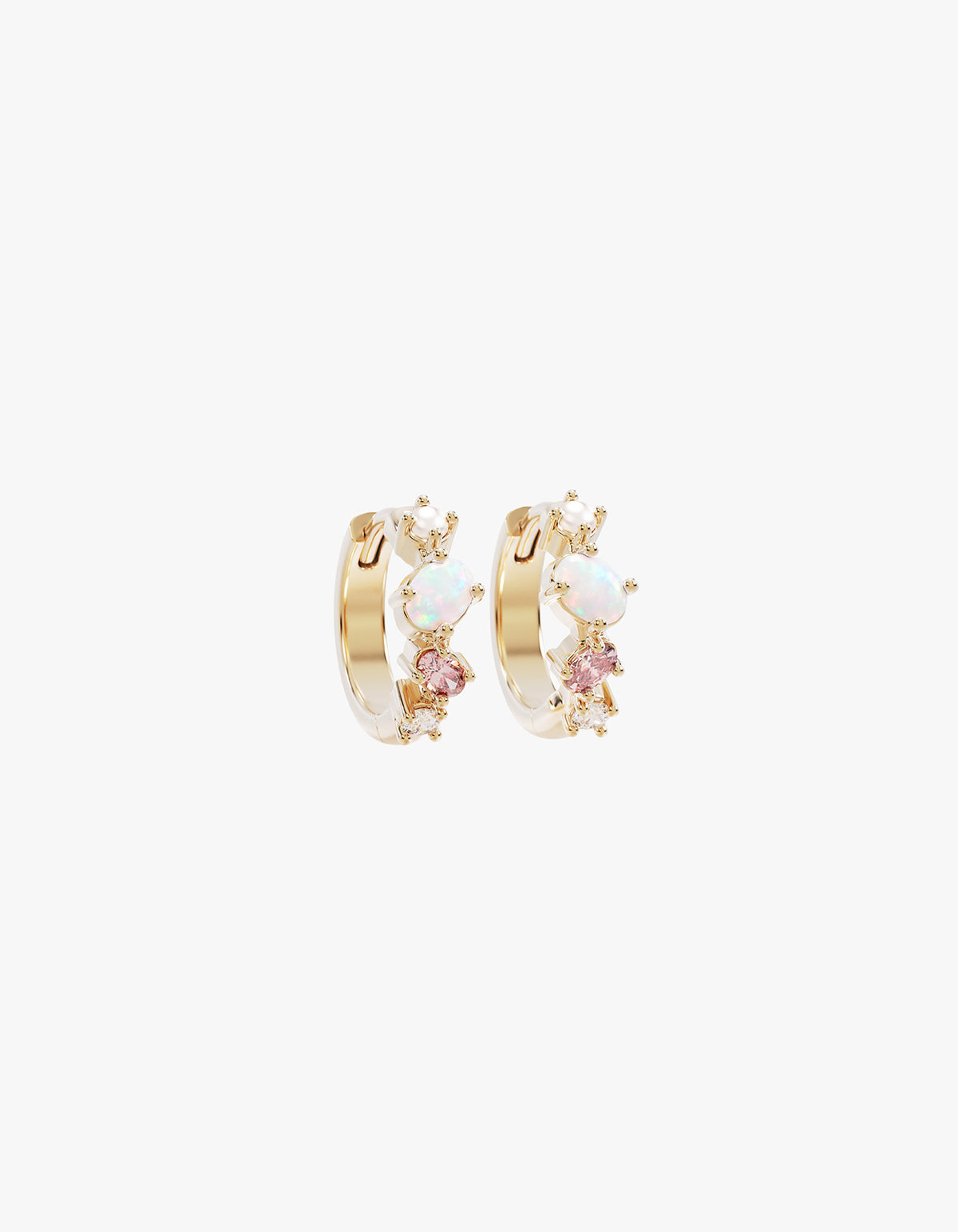 Cosmic Bloom Hoops - 18K Gold Vermeil