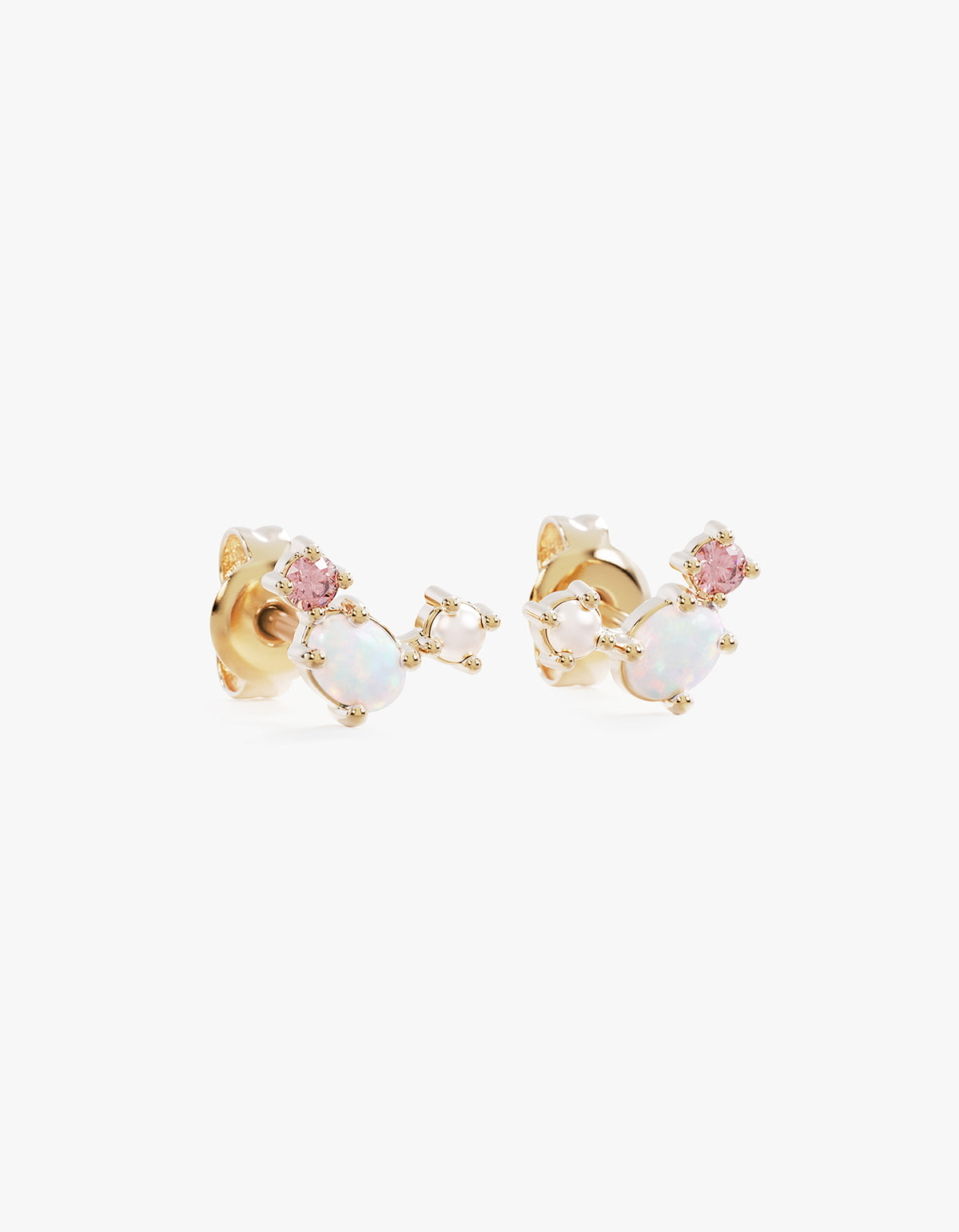 Cosmic Bloom Studs - 18K Gold Vermeil