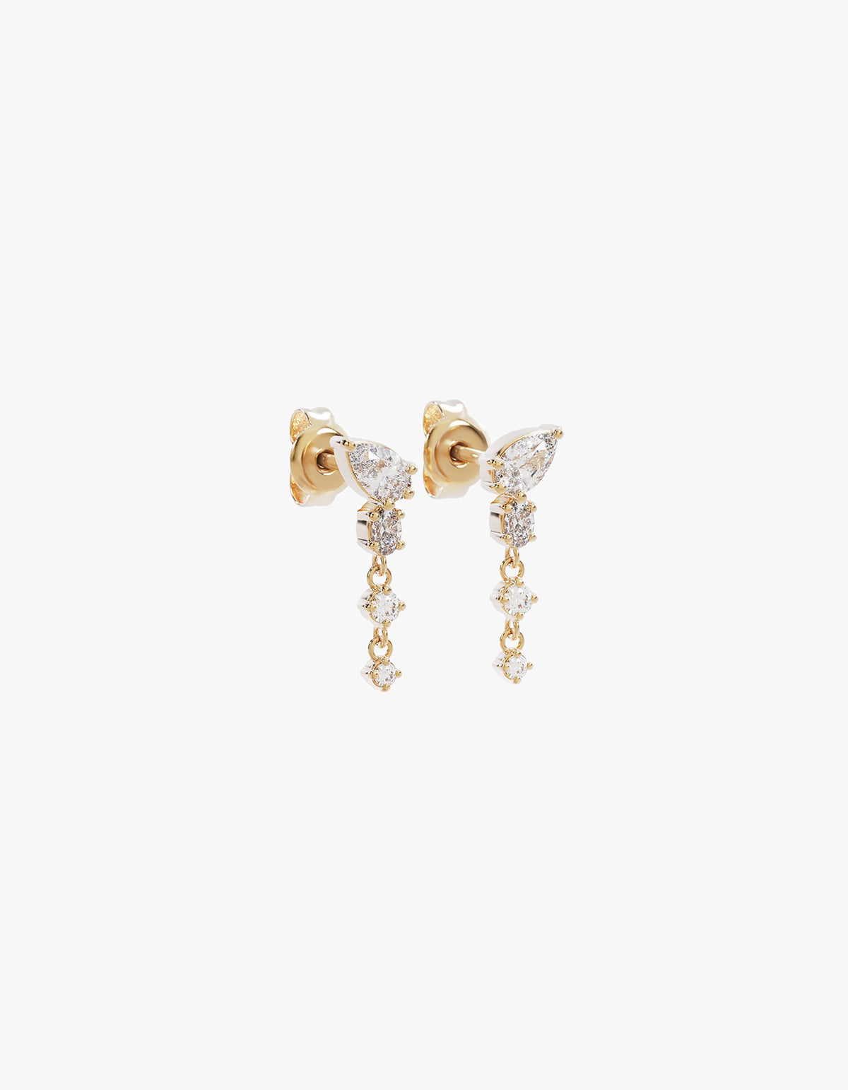 Guided By The Stars Drop Earrings - 18K Gold Vermeil