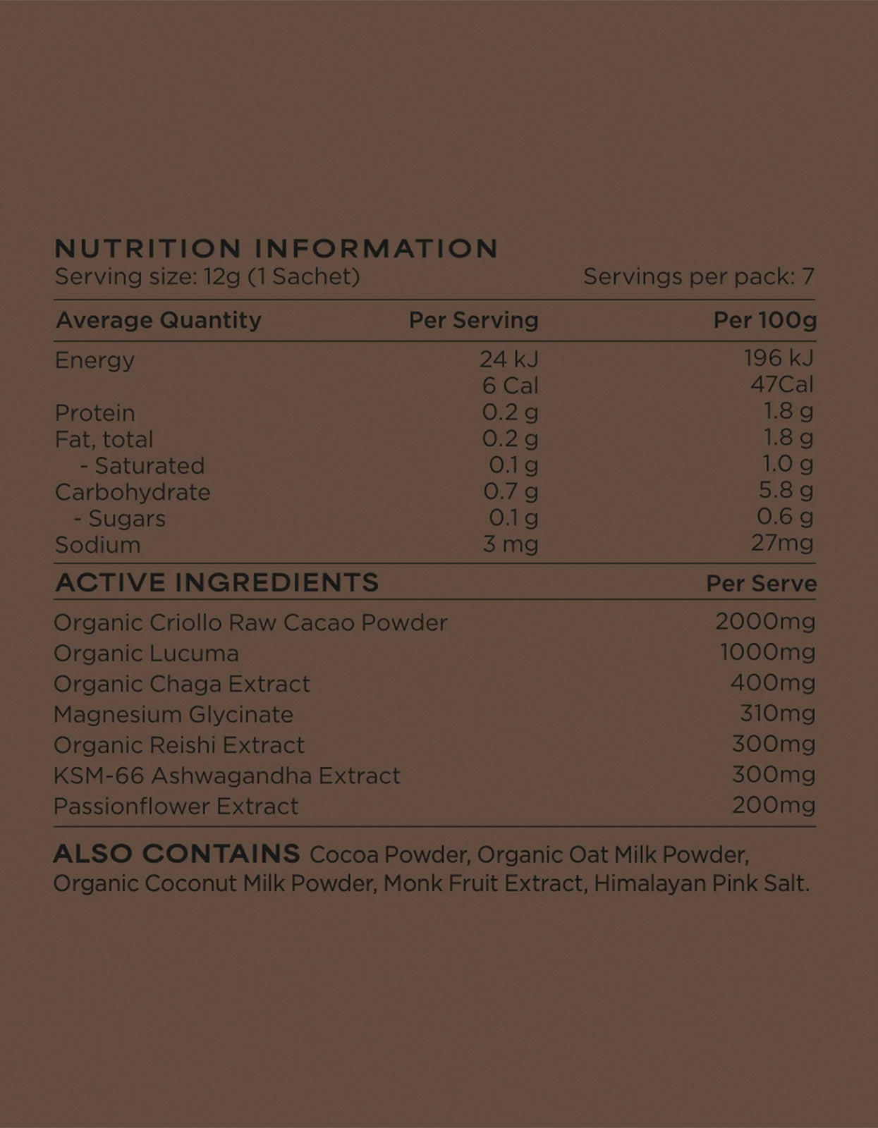 After Dark Coco 240G Jar - Coco