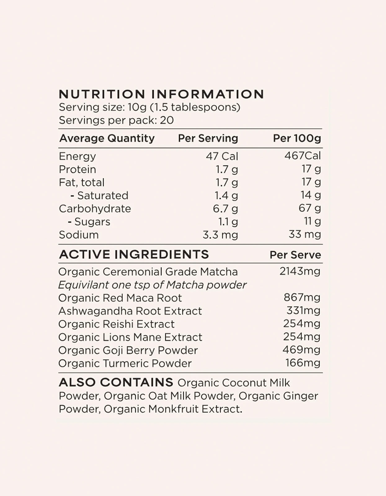 High Vibe Matcha 200G Jar - Matcha