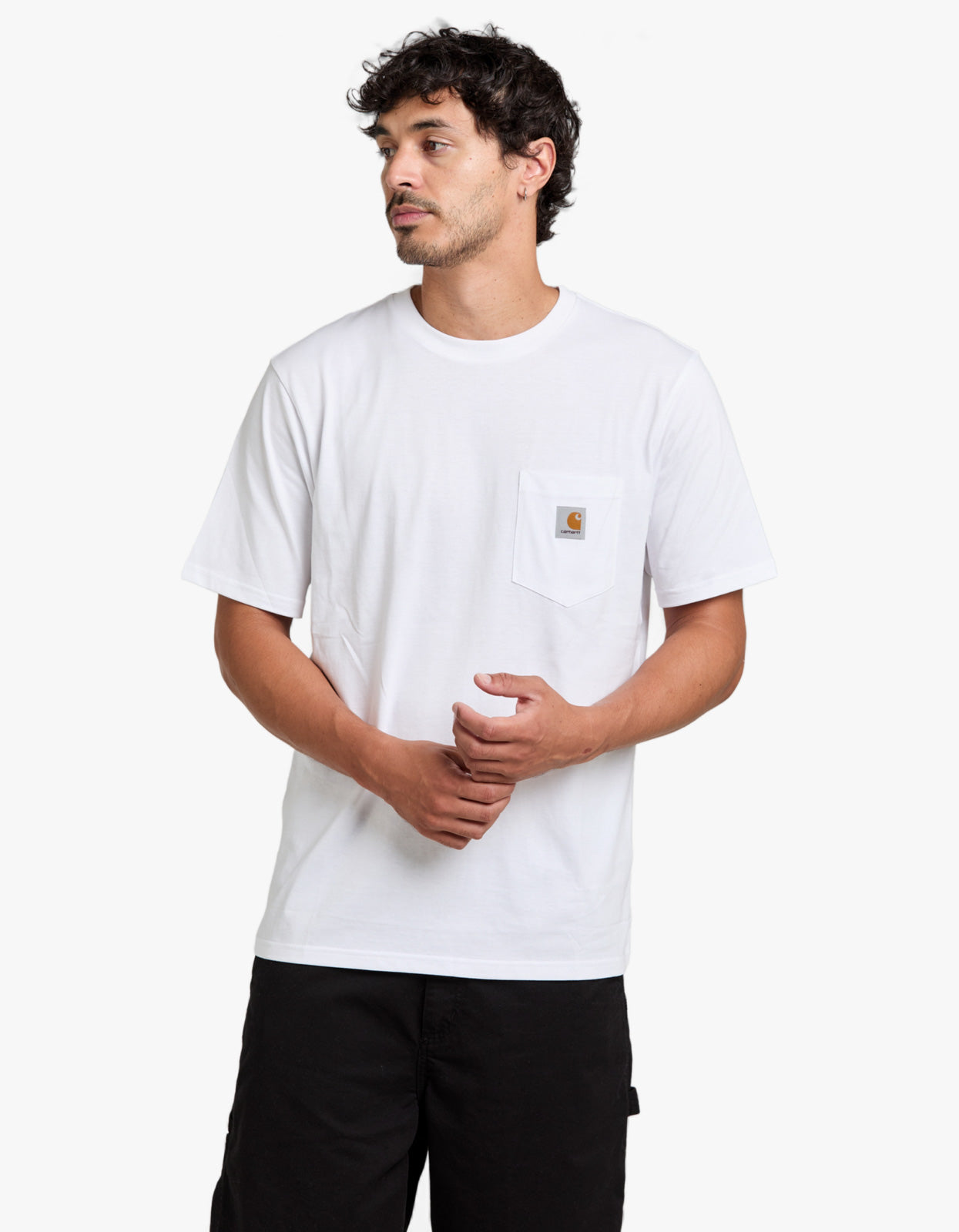 Ē POCKET S/S T-SHIRT (WHITE) S/S Pocket T Shirt - White – Superette